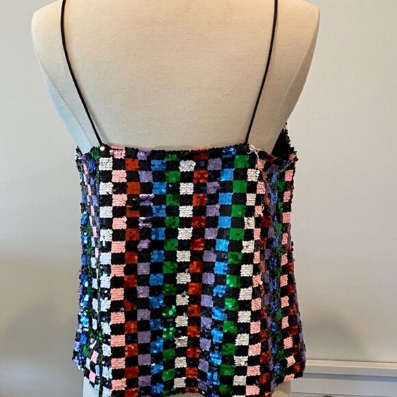 Endless Rose sequins Cowl cami Size M - Picture 8 of 9